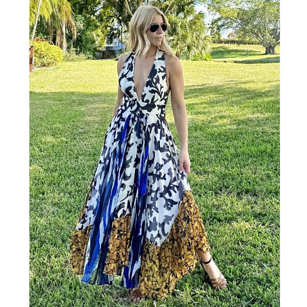 ZARA NWT LIMITED EDITION FLORAL MULTICOLOR PRINTED PLEATED DRESS S,M NWT